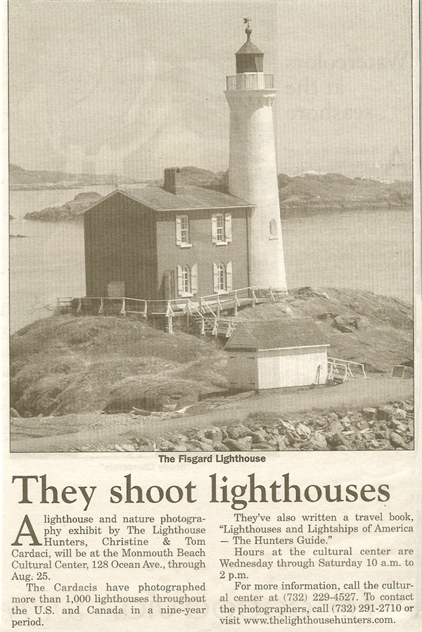 GMNews' article on The Lighthouse Hunters