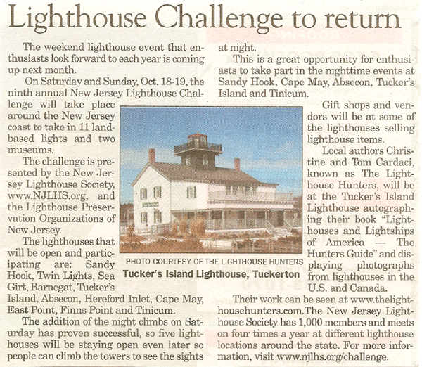 Lighthouse Challenge Article