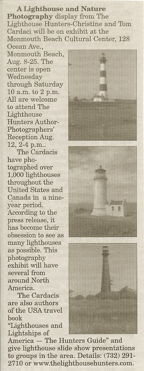 GMNews' article on The Lighthouse Hunters